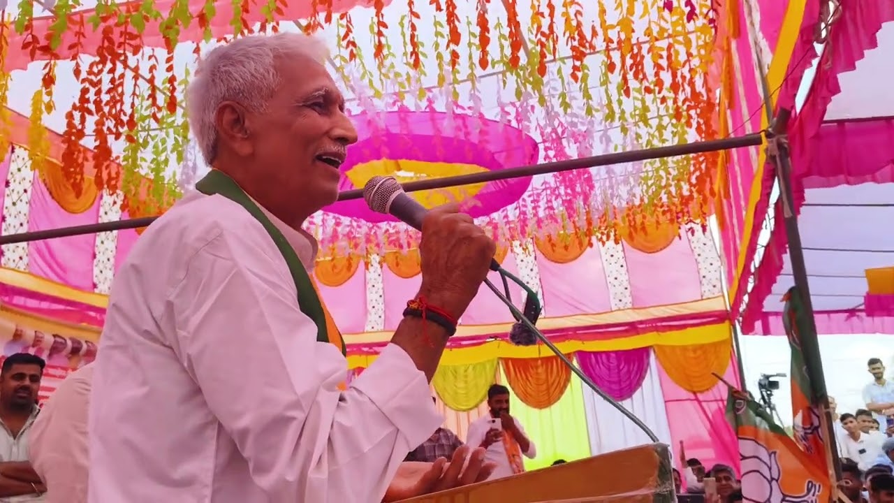 Gudamalani : नोखडा में रिछपाल मिर्धा का भाषण || Richhpal Mirdha in Gudamalani