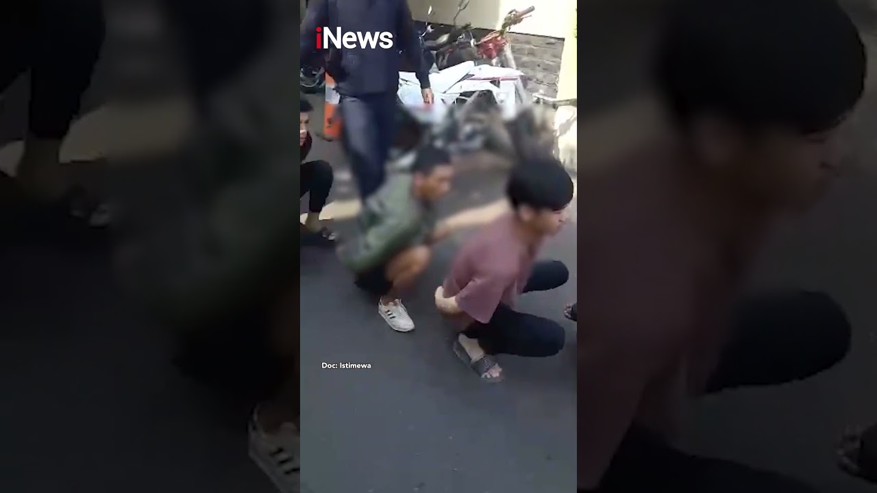 Ganas Dijalanan, Gangster di Bandung Ciut Saat Ditangkap #Shorts