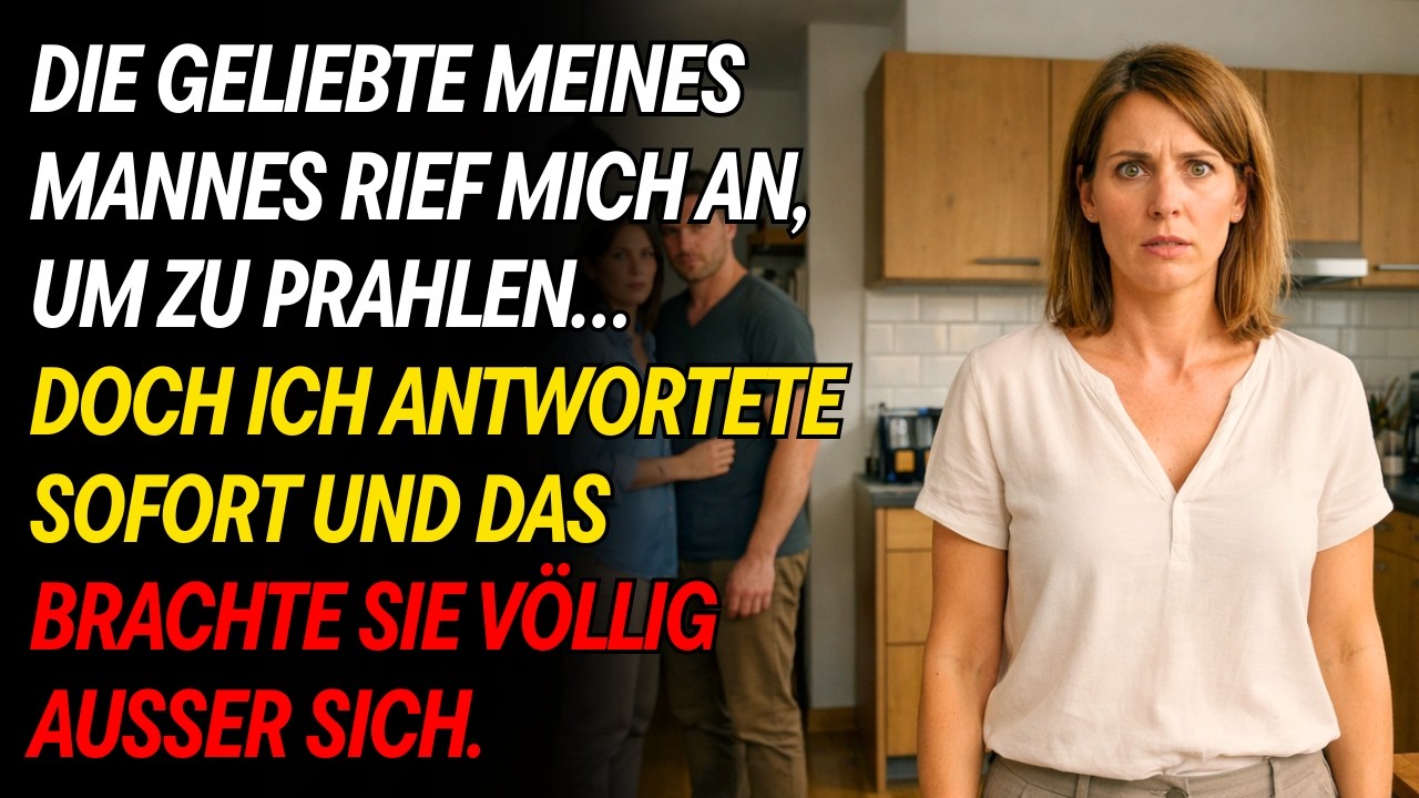 Mein Mann betrog mich… und seine Geliebte rief mich an, um zu prahlen. Das war ihr größter Fehler.