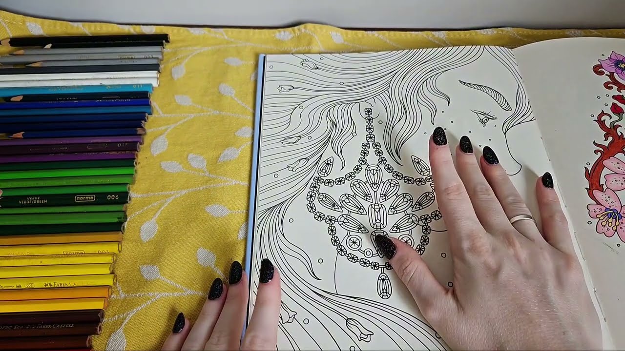 ASMR Colorindo com Lápis de Cor | Sons Relaxantes + Miados de Gatinhas (sem fala, lofi)