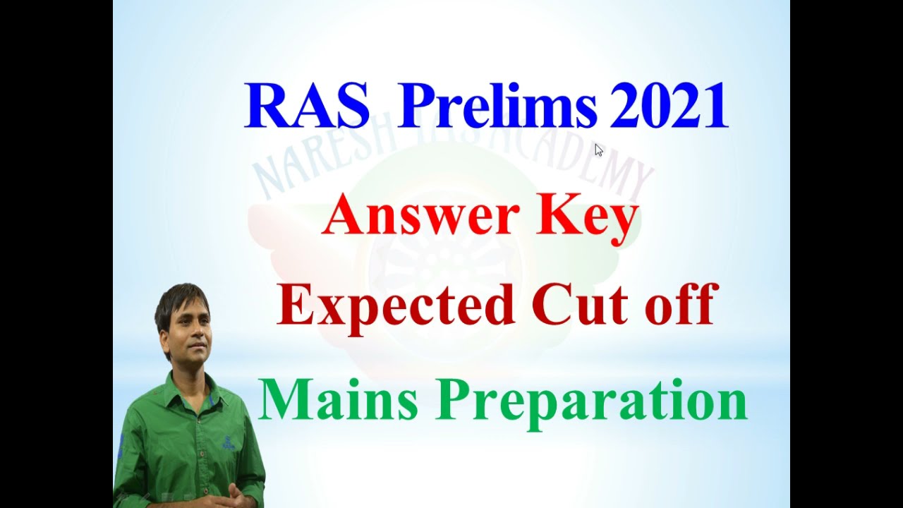 RAS pre 2021 paper|RAS pre 2021 expected cutoff|RAS prelims answer key |RAS mains 2021 preparation