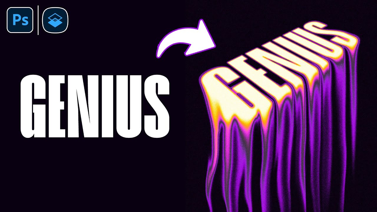 Flammable Liquid Melting Text Effect in Photoshop 🔥