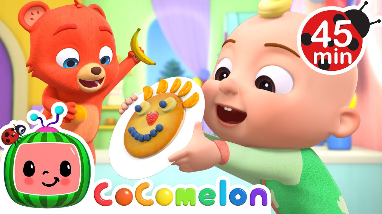 Baby JJ's Animal Pancakes! 🥞😂 Best Animal Songs Compilation | CoComelon Nursery Rhymes for Kids