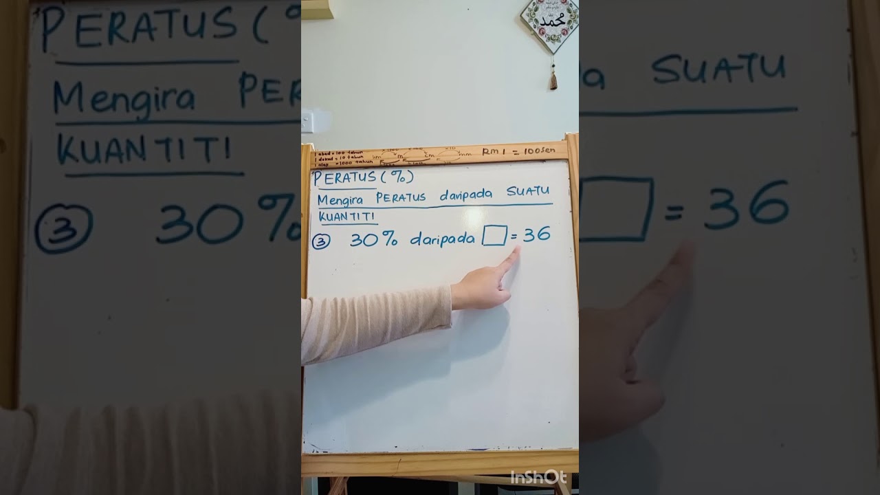 PERATUS: Mengira PERATUS daripada SUATU KUANTITI
