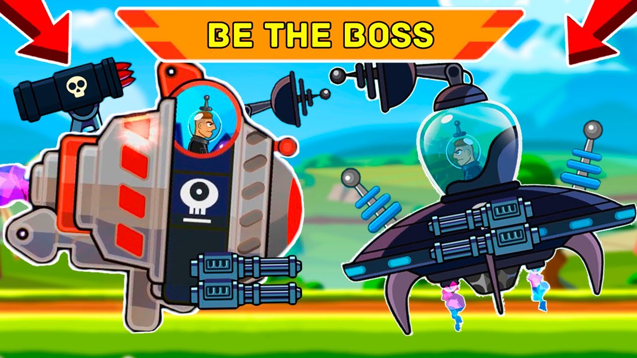 I PLAY AS BOSS BEHOLDER and OVERLORD VS ALL TANKS! Mode Be the Boss in Hills of Steel