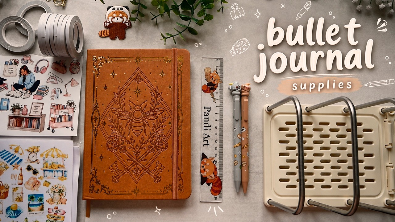 Новые принадлежности для BULLET JOURNAL &mdash; эстетичная канцелярия: распаковка