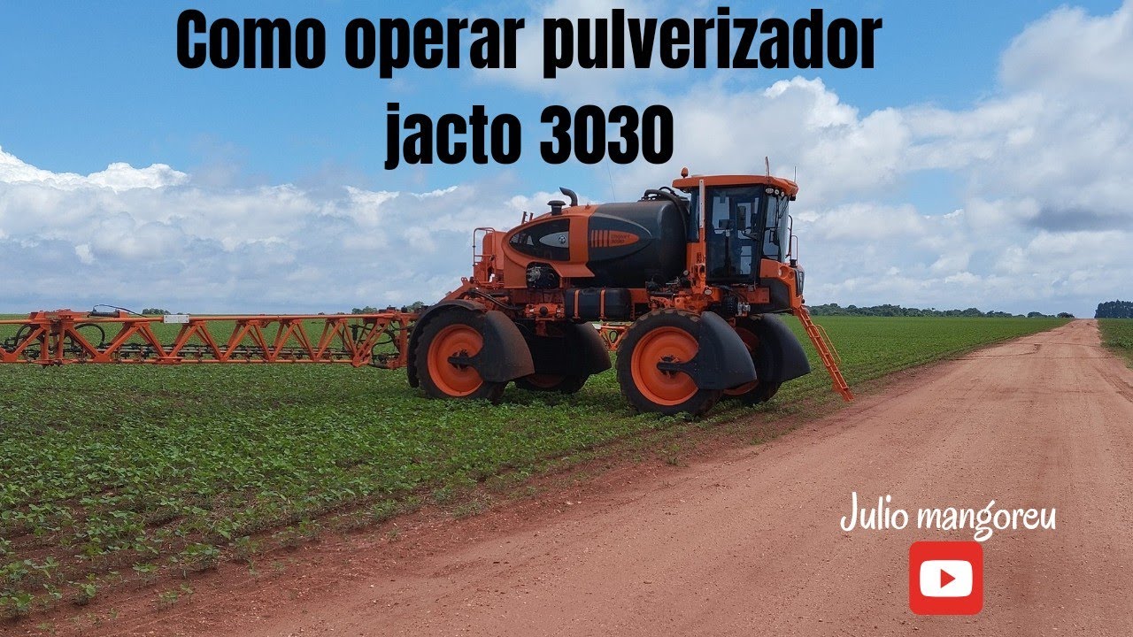 Como operar pulverizador jacto 3030