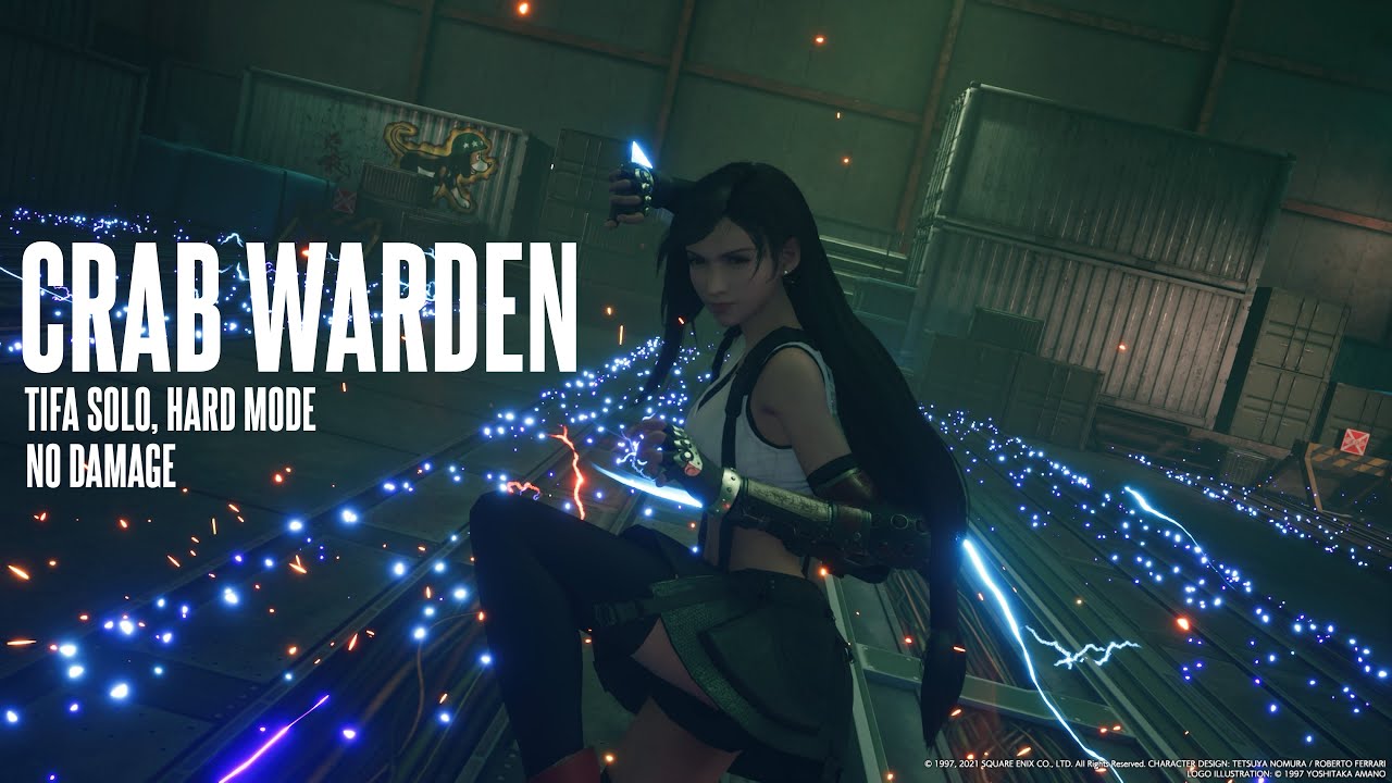 [Final Fantasy Remake] Tifa Solo vs. Crab Warden No Damage