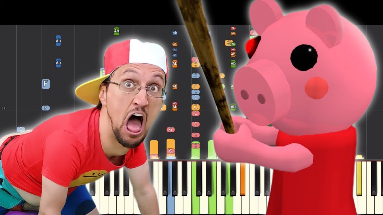 Psycho Pig - Piano Remix - FGTeeV Piggy Song