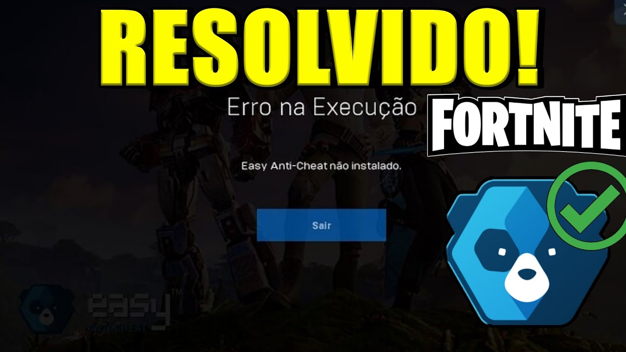 COMO CORRIGIR ERRO EASY ANTI CHEAT E TELA AZUL NO FORTNITE 2025