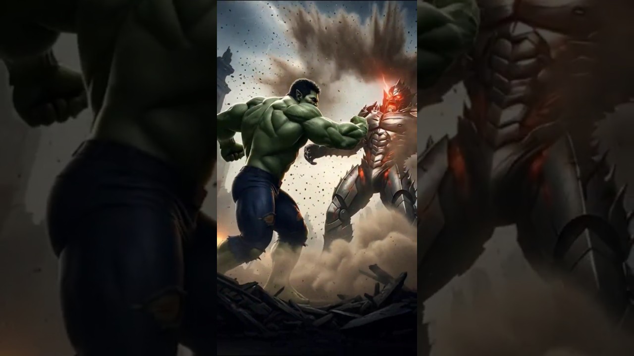 HULK vs Monster 🧟‍♂️👹 | Hulk ki asli takat | 
