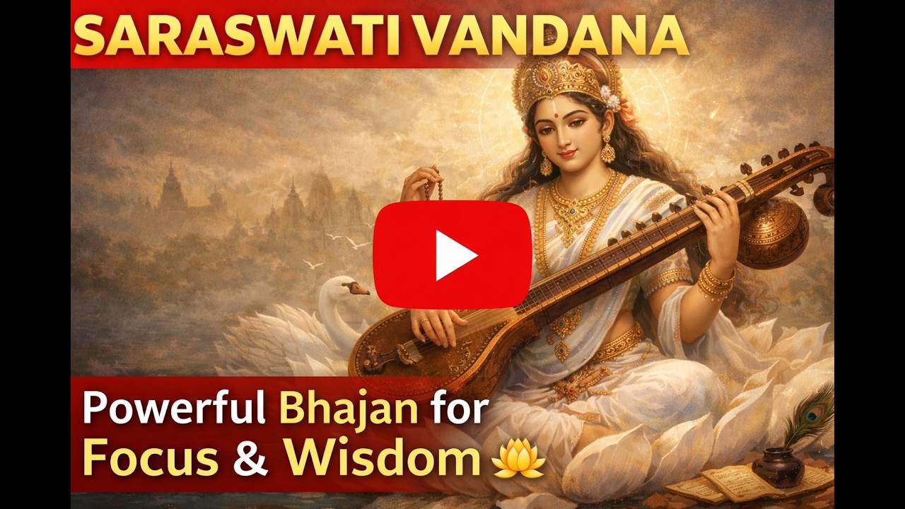 Om Jai Saraswati Mata 🙏 | Basant Panchami 2026 Special | Maa Saraswati Bhajan - Saraswati Pooja