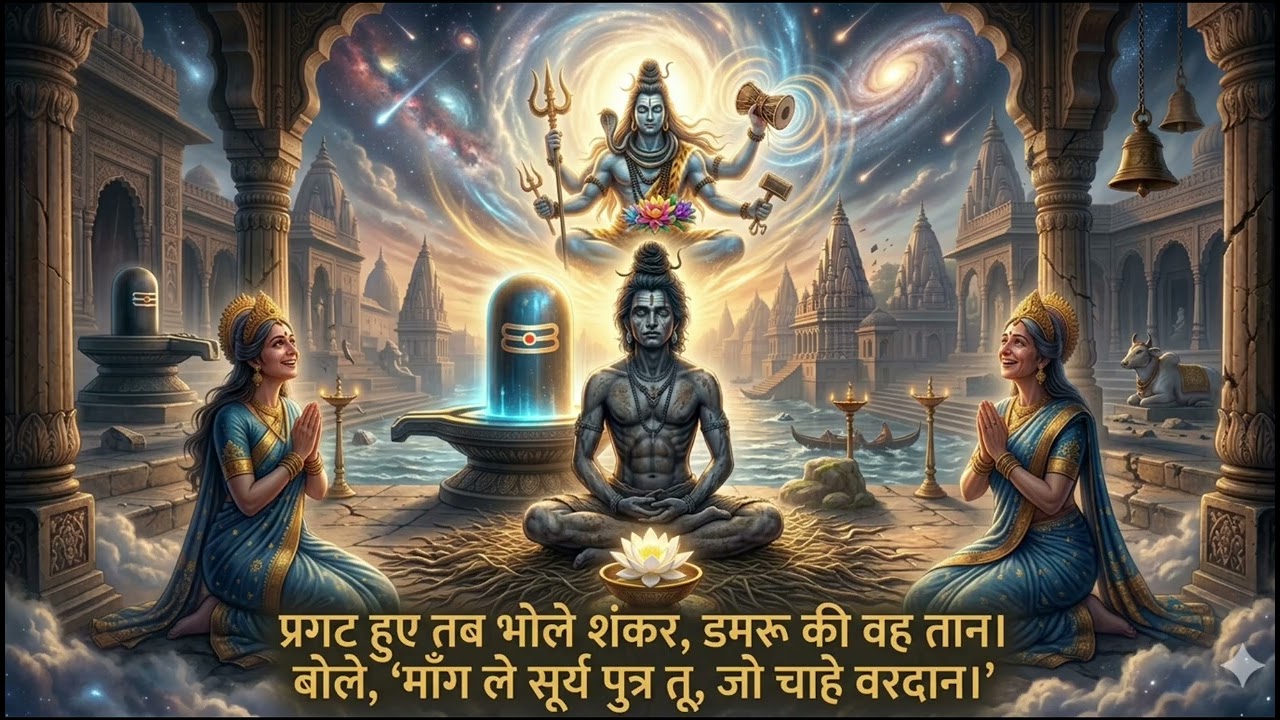 🎶 शनि देव गाथा: जन्म से देवत्व तक  (smk कृत) 