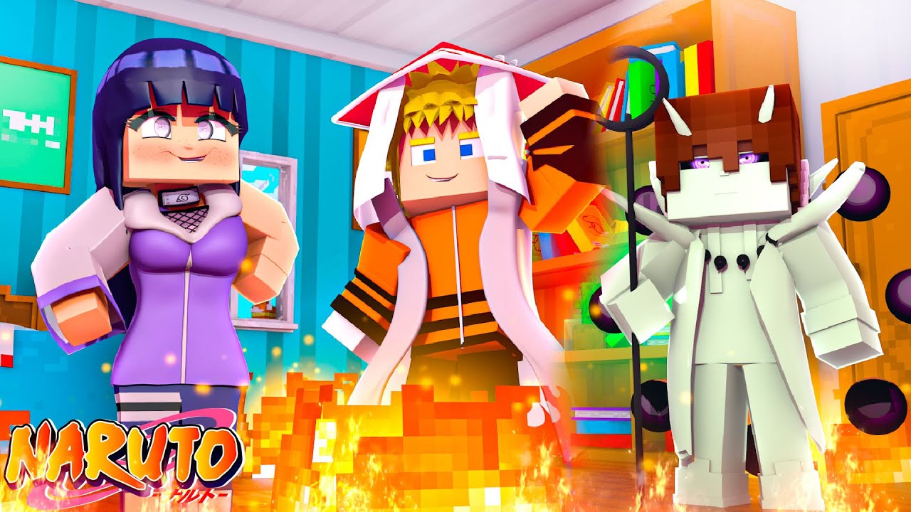 Who's Your Family? O FILHO DO NARUTO HOKAGE VIROU O JINCHURIKI DO 10 CAUDAS *JUUBI* no MINECRAFT !