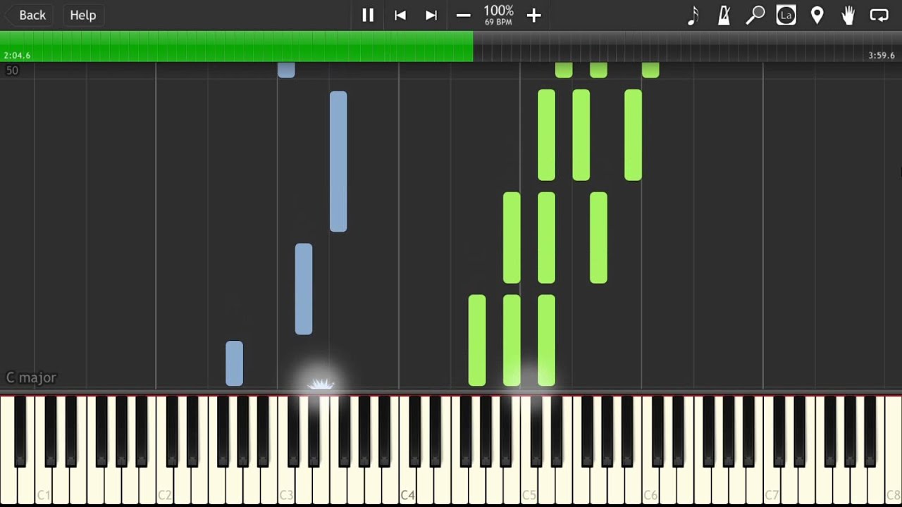 She and Her Cat (Kanojo to Kanojo no Neko) [Piano Tutorial] (Synthesia)