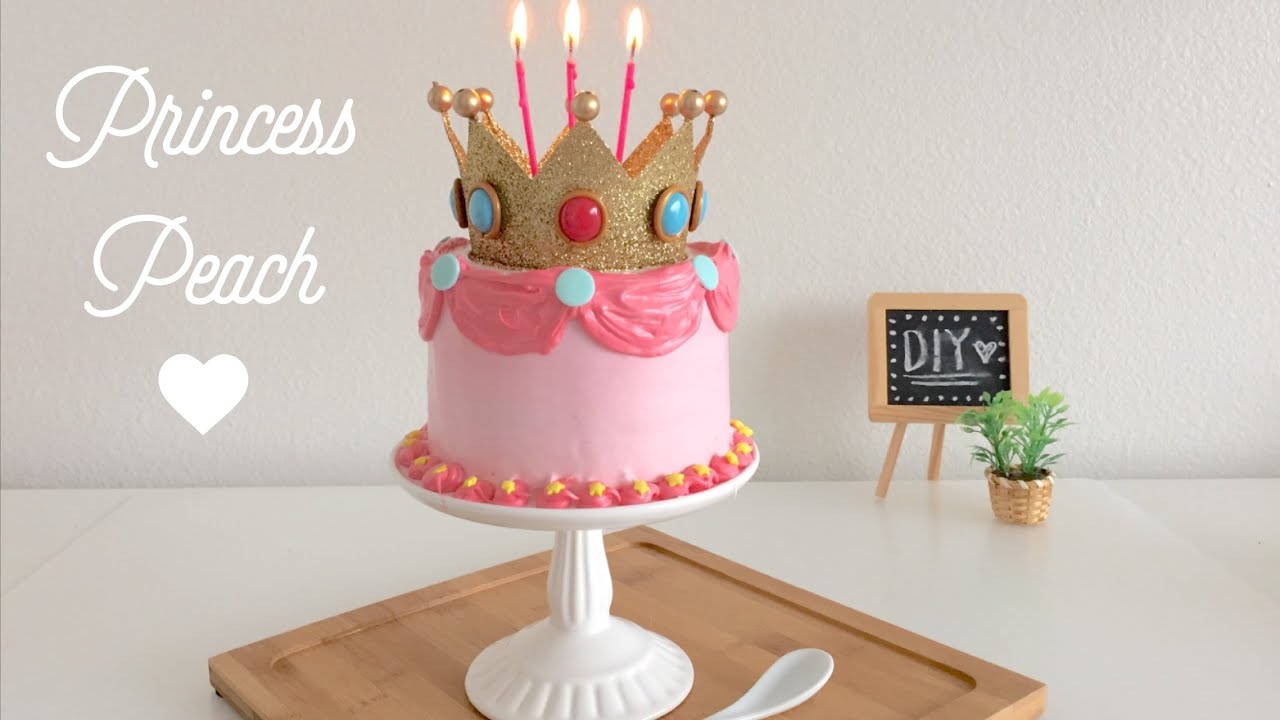 DIY Princess Peach Cake