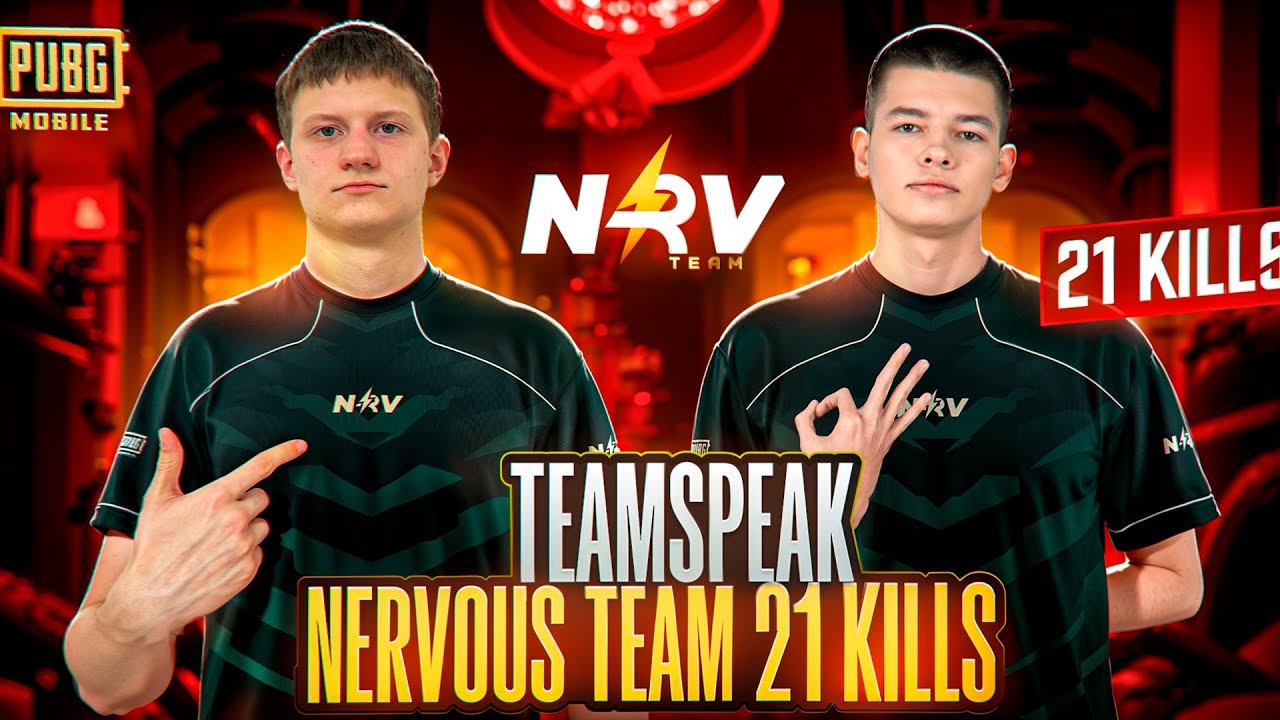 TEAMSPEAK NERVOUS TEAM 🔥| PUBG MOBILE | 2 WWCD 🏆