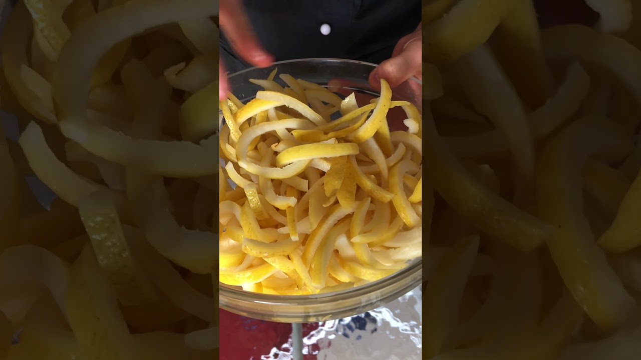 DAD - Preparazione delle scorzette di limone candite, prof. F. Algieri