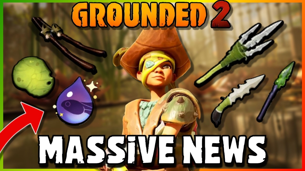 НОВОСТИ обновления пруда в Grounded 2! - Коса 