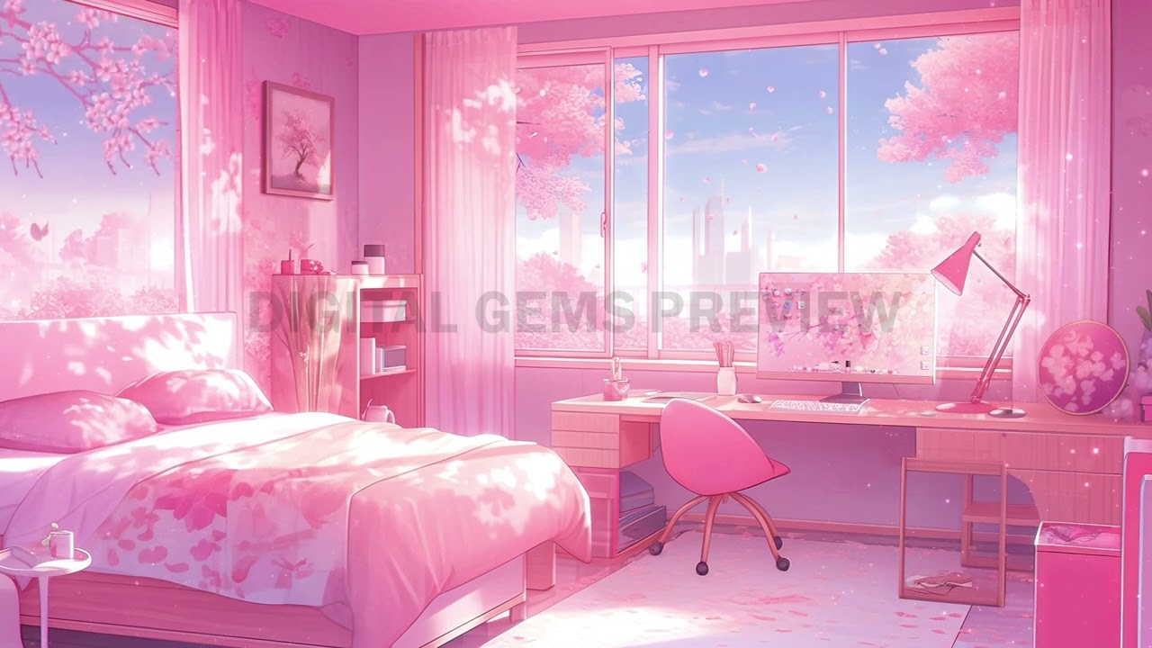 Cherry Blossom Animated Vtuber Background