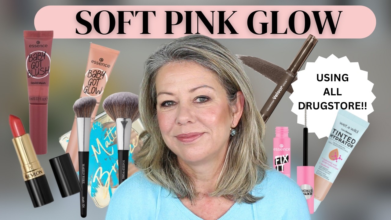 Nudey Pink Glow Using All Drugstore | Fifty Sense