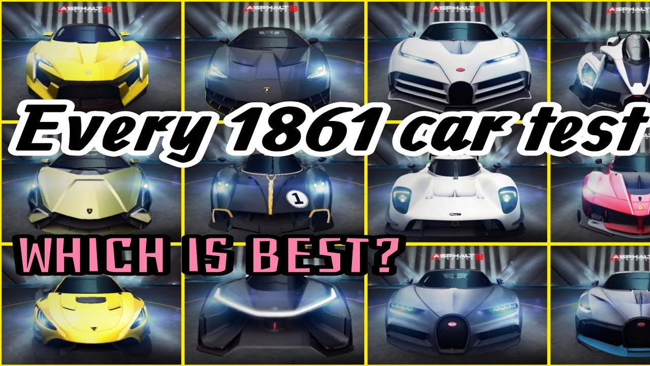 Asphalt 8 | Every 1861 car review and test✅