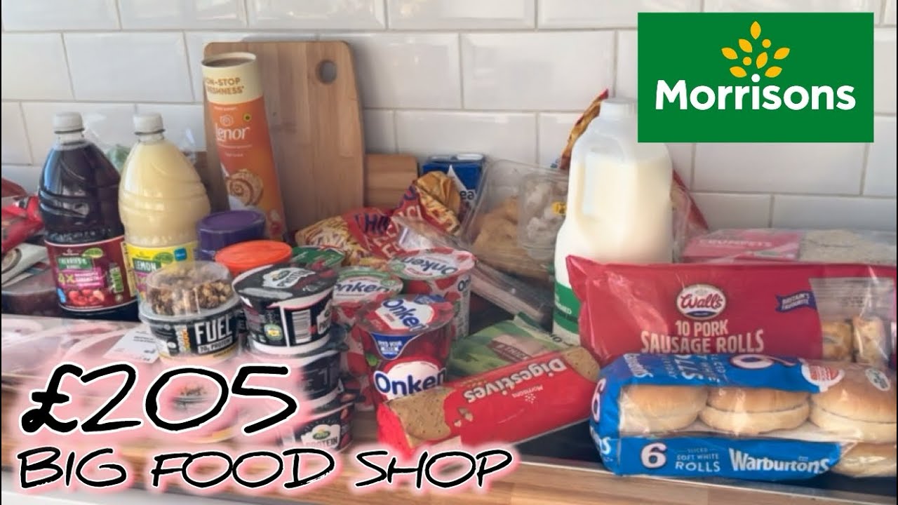 Огромная еженедельная закупка продуктов в Morrisons для моей семьи из 4 человек | Что можно купит...