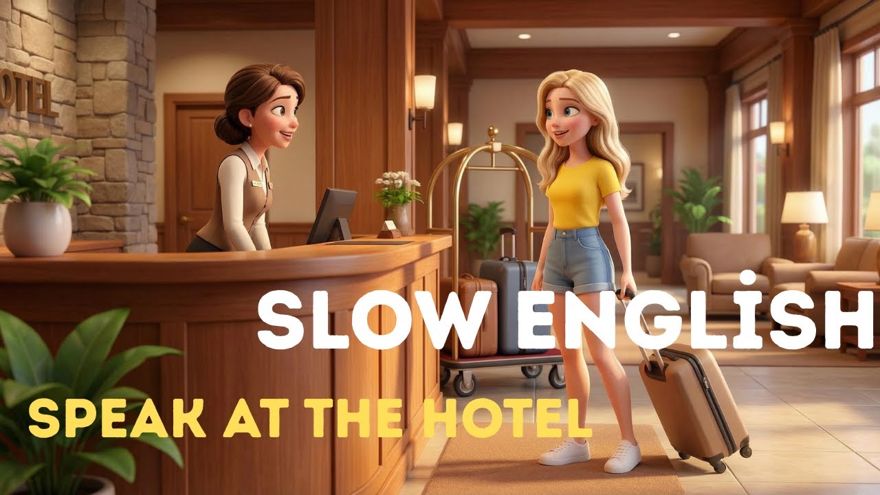 At the Hotel Conversation in English | Easy A1–A2 Speaking Practice