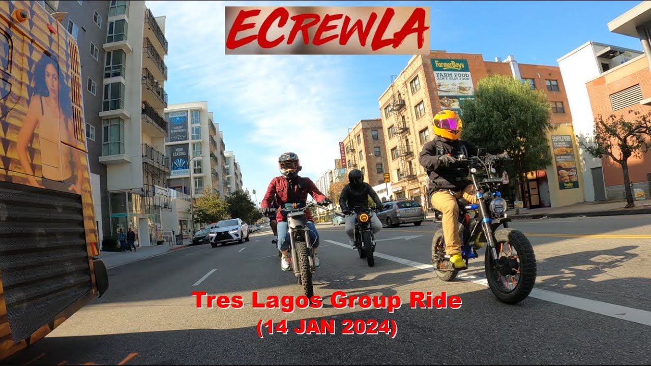 ECrewLA - Tres Lagos Hollywood Group Ride (14 JAN 2024)