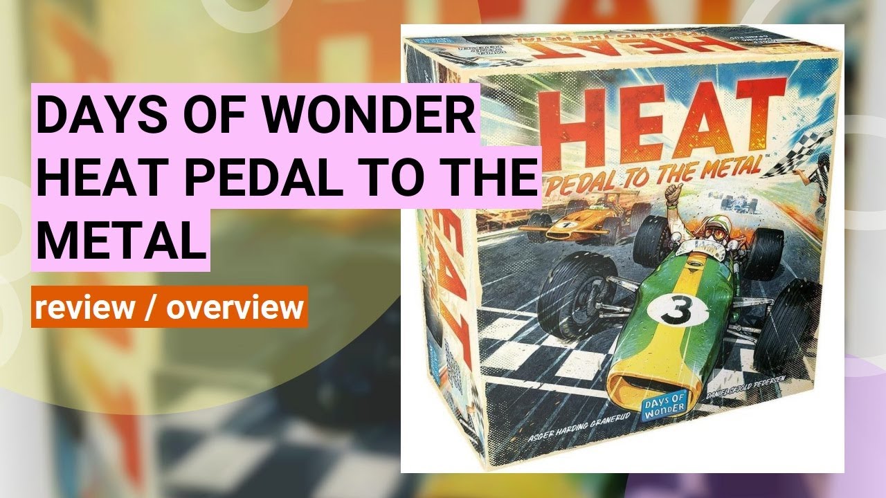 Review: HEAT: Pedal to the Metal Board Game - Thrilling Racing Fun for All Ages!