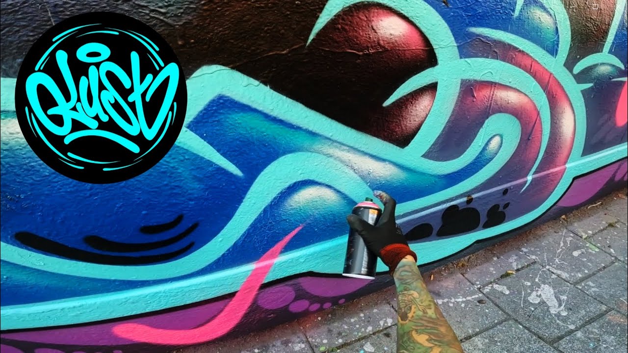 Graffiti POV - Fades and flares 🌊 Can control - Montana Cans - Gopro