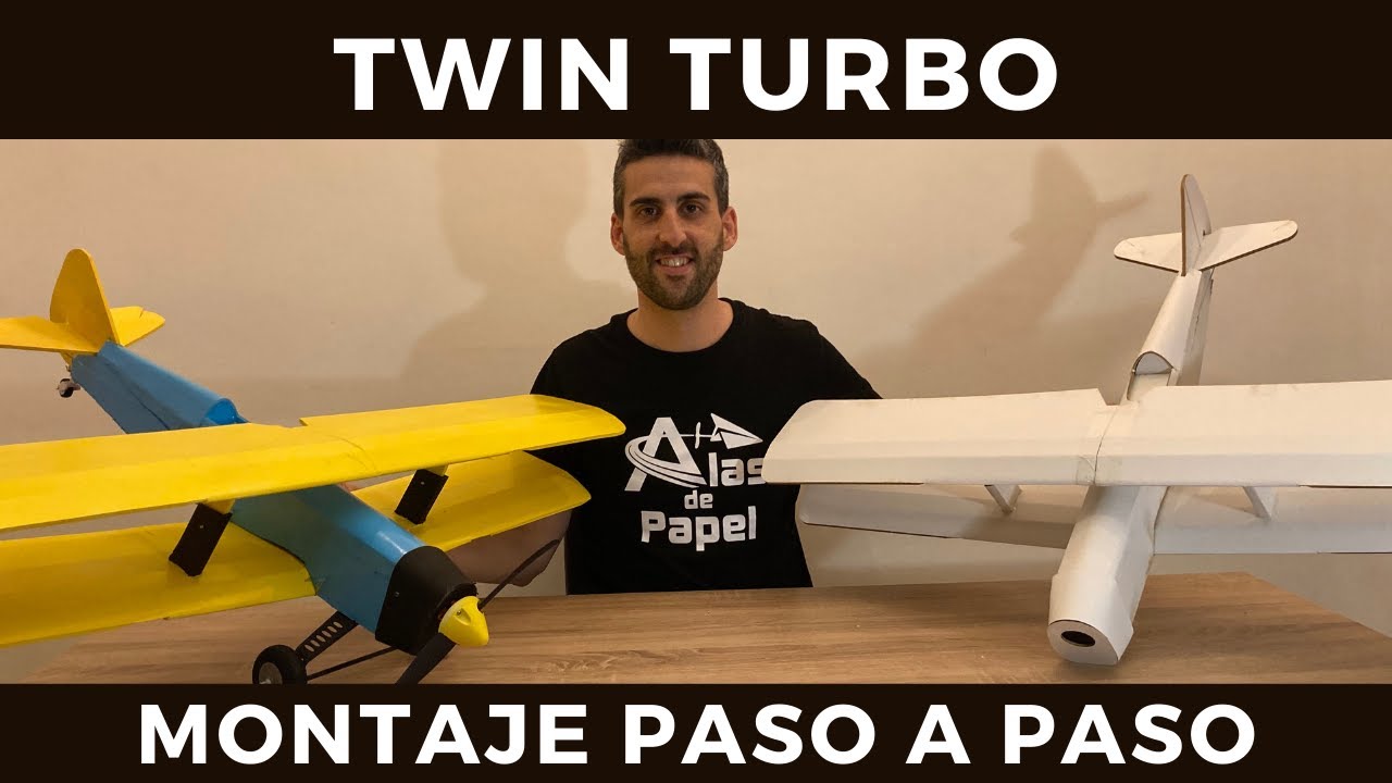 Twin Turbo - Montaje Paso a Paso con Planos | Biplano RC de Aeromodelismo