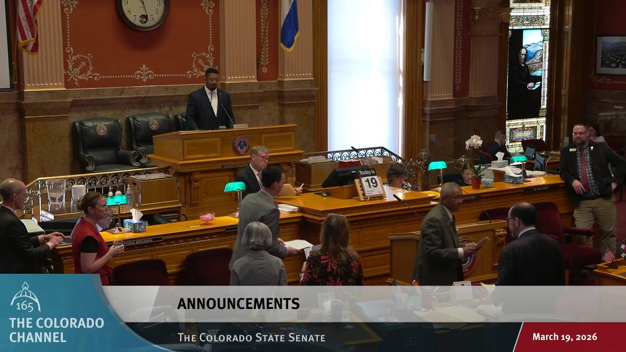 Colorado Senate 2026 Legislative Day 065