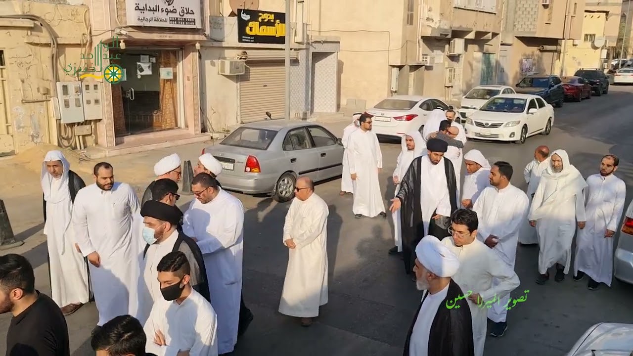 تشييع المربي الفاضل سعيد ابن المقدس الشيخ فرج العمران