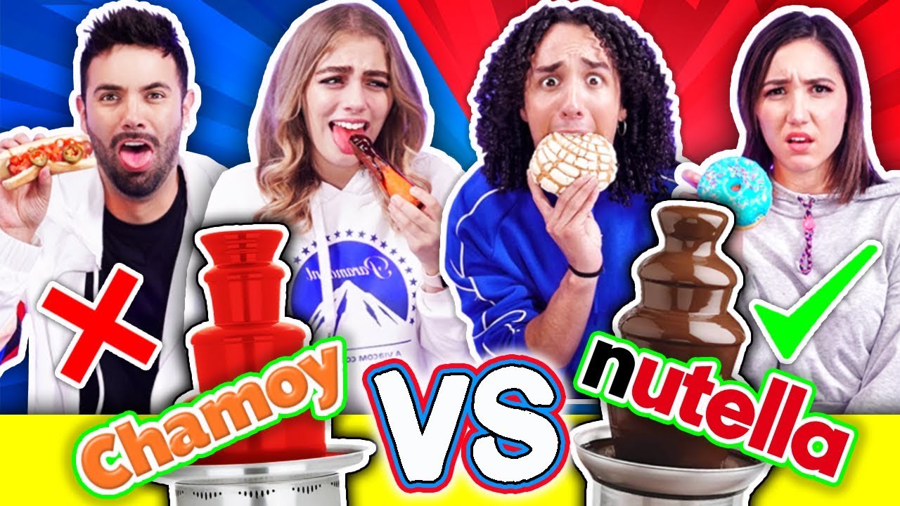 No elijas la Fuente INCORRECTA *Chamoy VS Nutella* Ft Caro Díaz - Daniela Alfaro