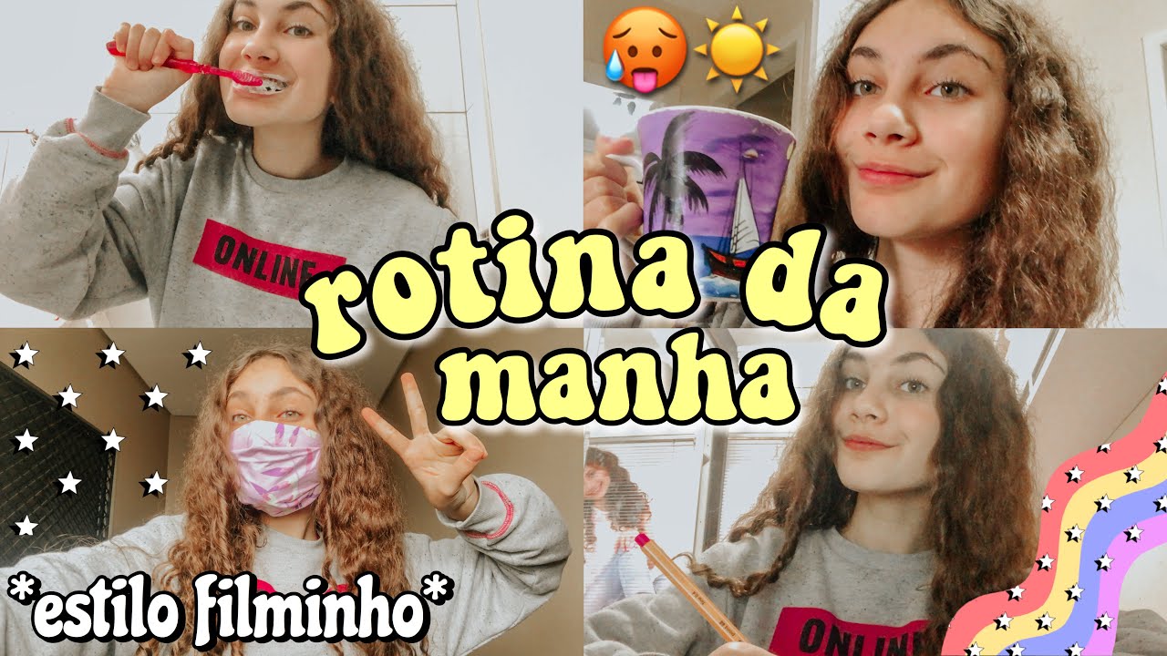 ROTINA DA MANHÃ *estilo filminho* 🤍☀️