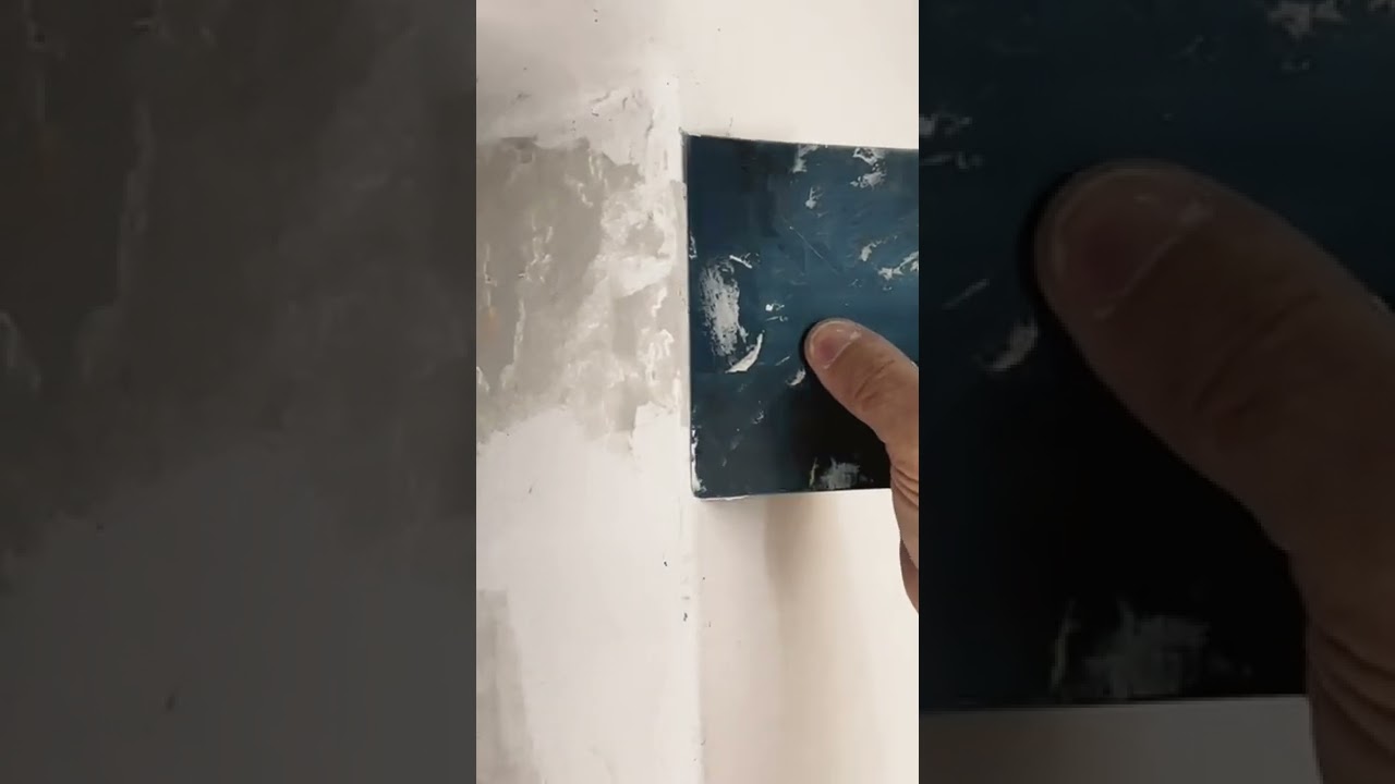 Stuccare spigolo muro arrotondato [TUTORIAL]