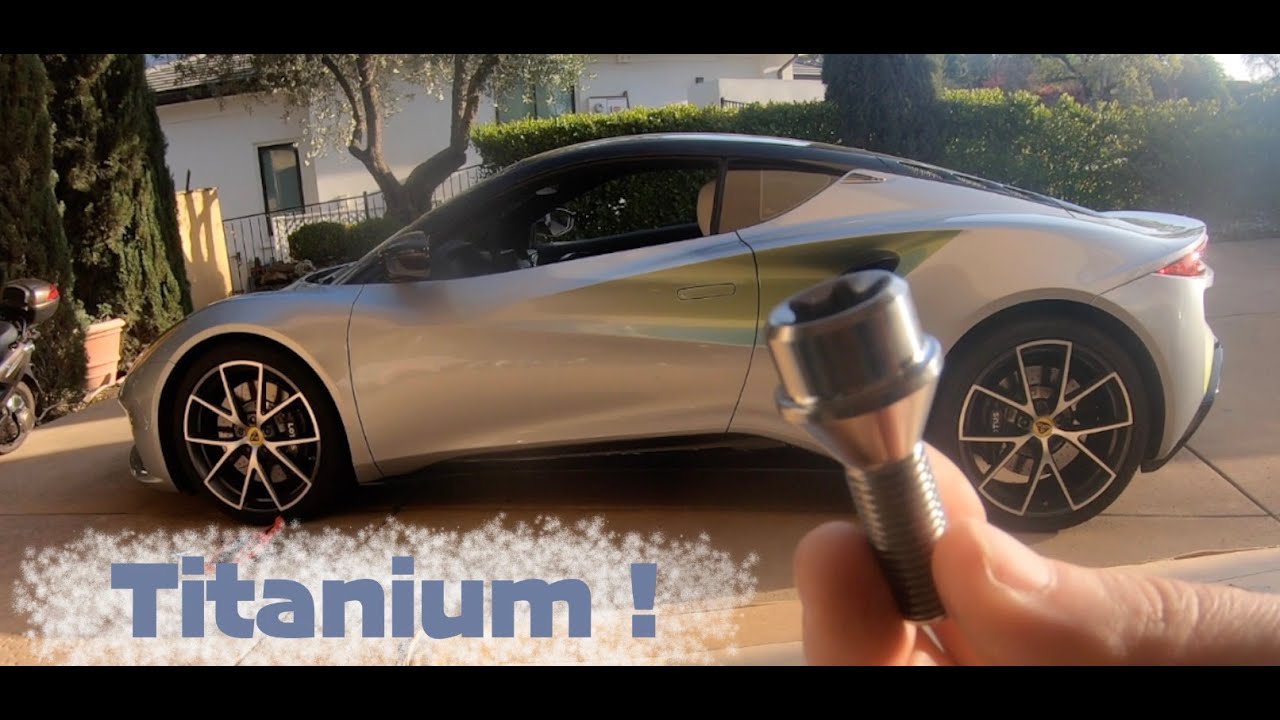 Lotus Emira + Titanium Lug Nuts