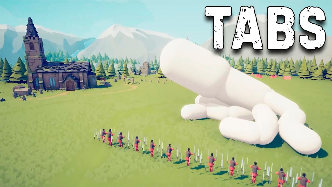Большой Кракен и необычные юниты Totally Accurate Battle Simulator