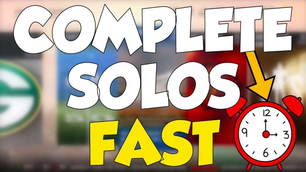 EASY TIP TO BEAT SOLO CHALLENGES FAST IN MADDEN 18 | HOW TO BEAT SOLO CHALLENGES FASTER IN MADDEN 18