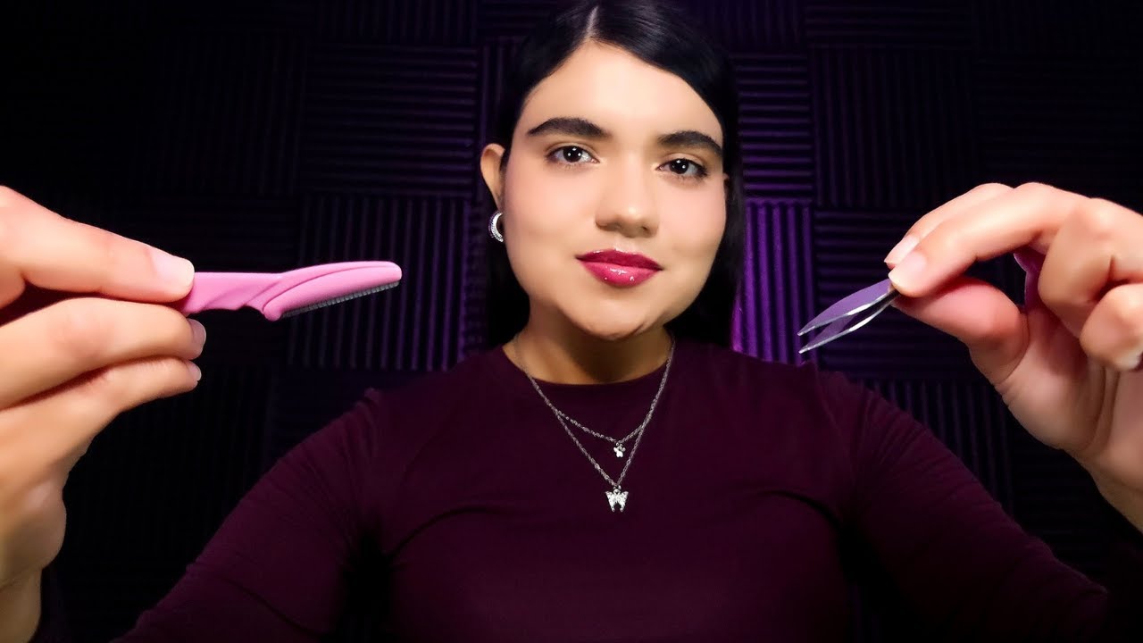 ASMR Cuidado Facial ✨ Rasurado y Depilación de Cejas