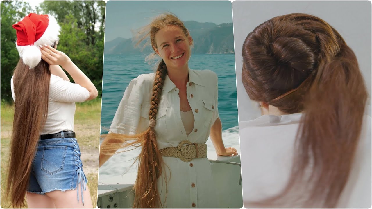 1.5 Hour of Long Hair in the Wind, Boat Tour, Walking & More with 58 Stunning Models! 🌊💇‍♀️