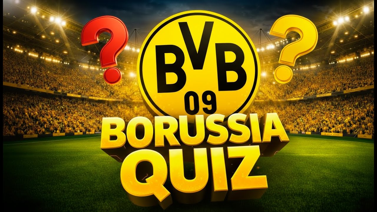 🟡⚫ WIE GUT KENNST DU DEN BVB – BORUSSIA DORTMUND ❓  Fußball Quiz