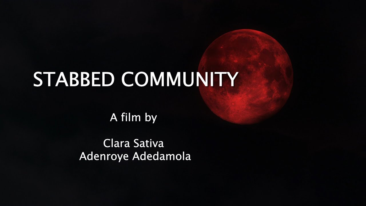 STABBED COMMUNITY - Short documentary film by Clara Sativa and Adedamola Adenroye