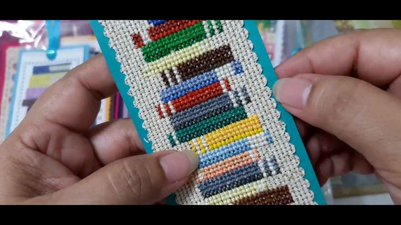 Separadores de libros artesanales en punto cruz 🇵🇦😉