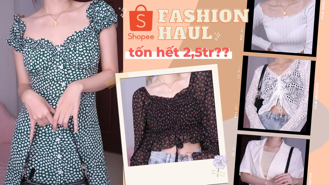 #SFH Ep1 - SHOPEE HAUL 7 SHOP QUẦN ÁO, VÁY ĐẦM Xinh - Xịn Giá Chỉ Dưới 250k | Trang
