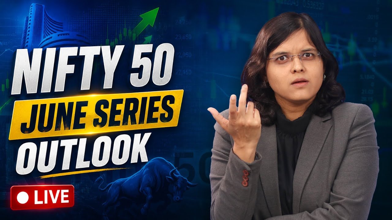 Прогноз по индексу Nifty 50 на июнь: ключевые уровни, VIX и направление рынка | CA Rachana Ranade