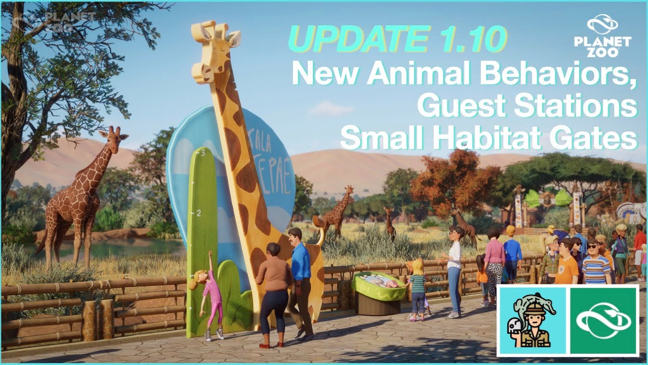 Planet Zoo 1.10 Update Announced - New Behaviors, Kids and Guest Interactions | Planet Zoo News