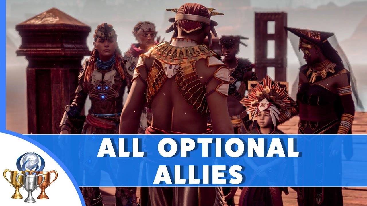 Horizon Zero Dawn - All Optional Allies Joined -How to Get All Optional Allies For Defense