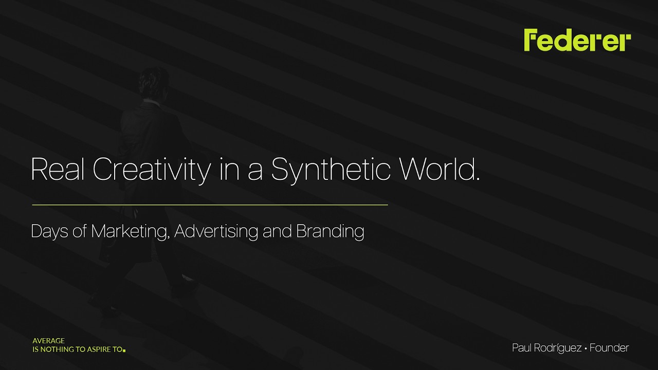 Real Creativity in a Synthetic World Talk